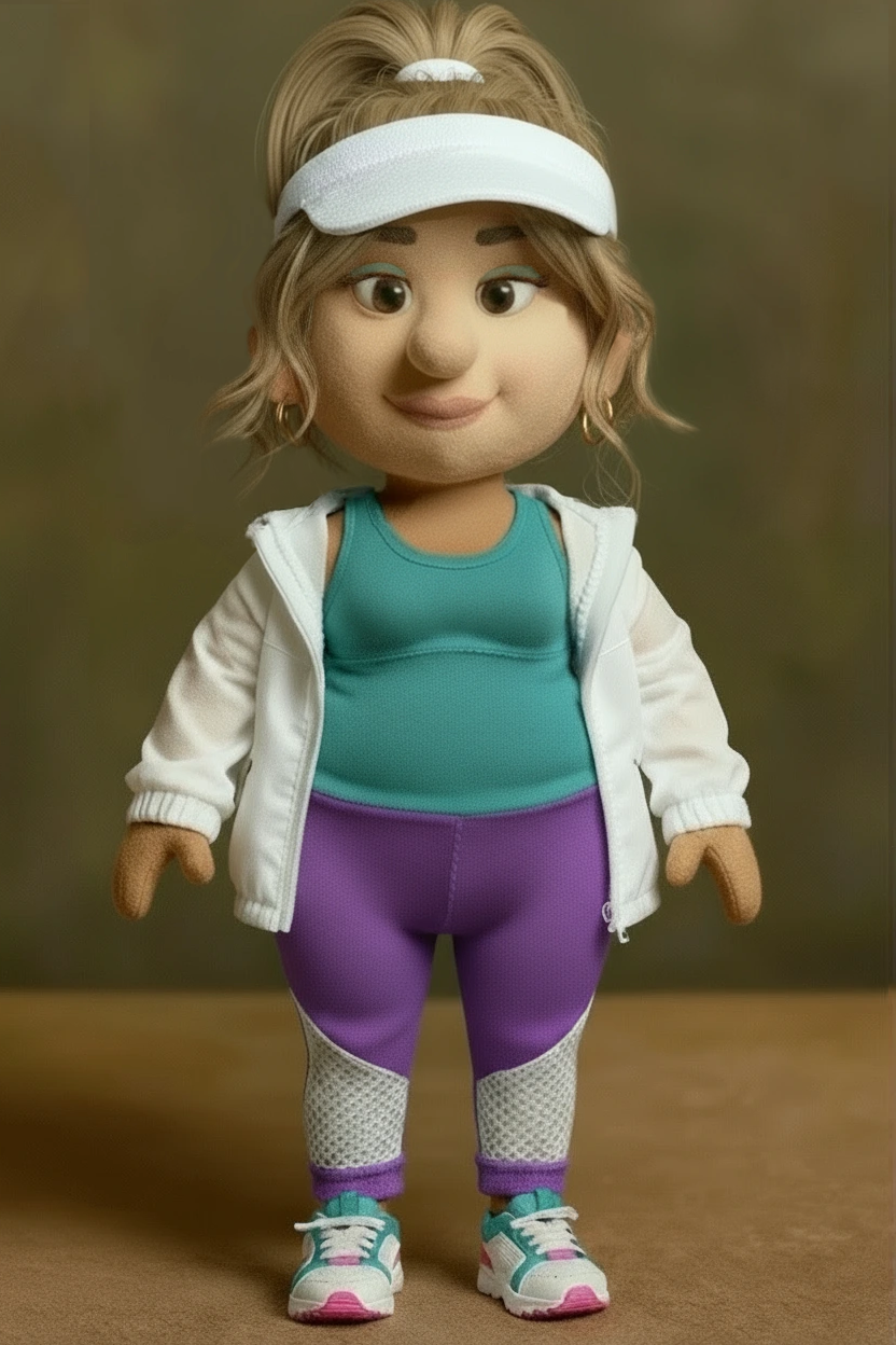 Refined Kathy sportswear character concept