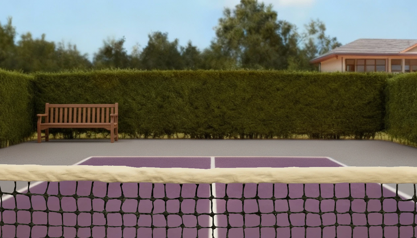Tennis-court environment concept