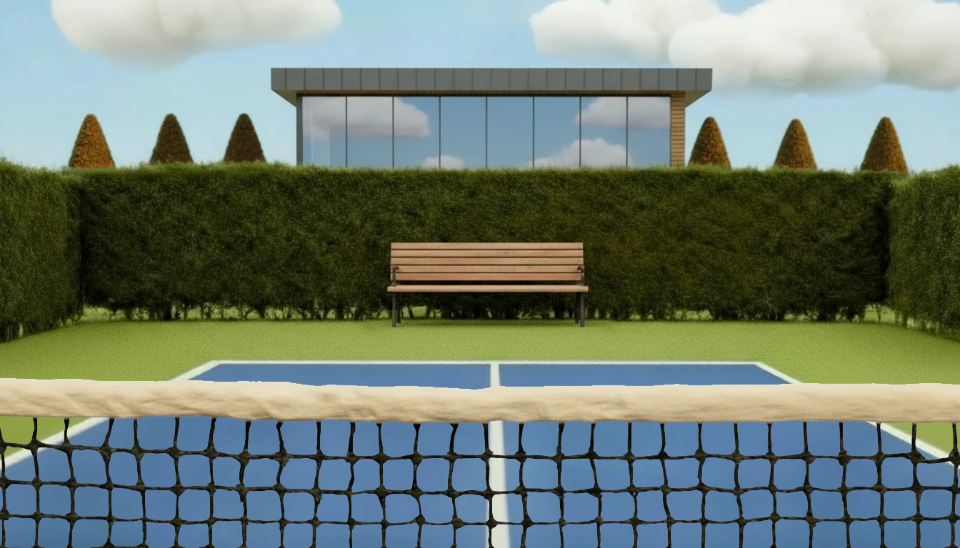Alternative tennis-court environment