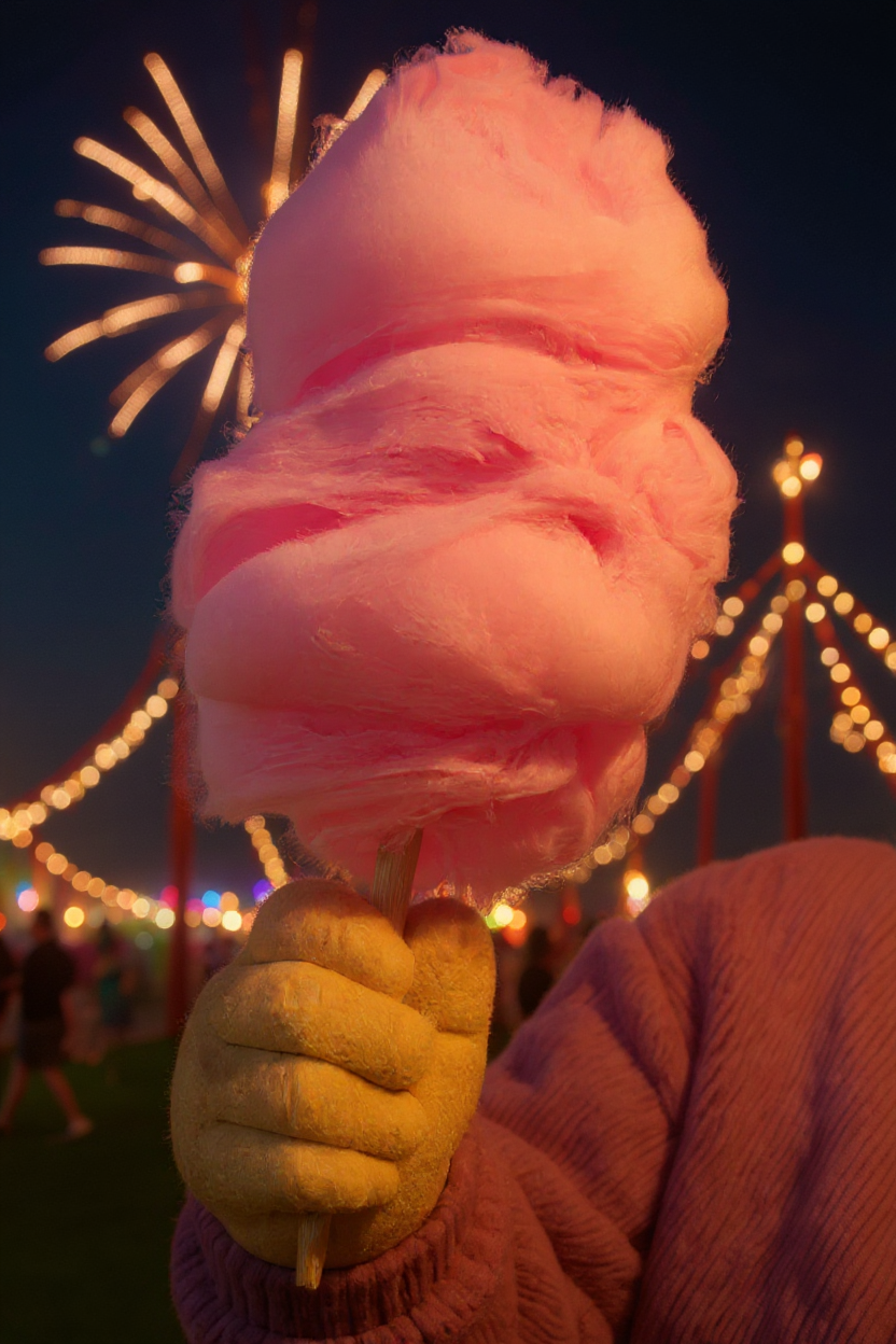 Cotton-candy prop concept
