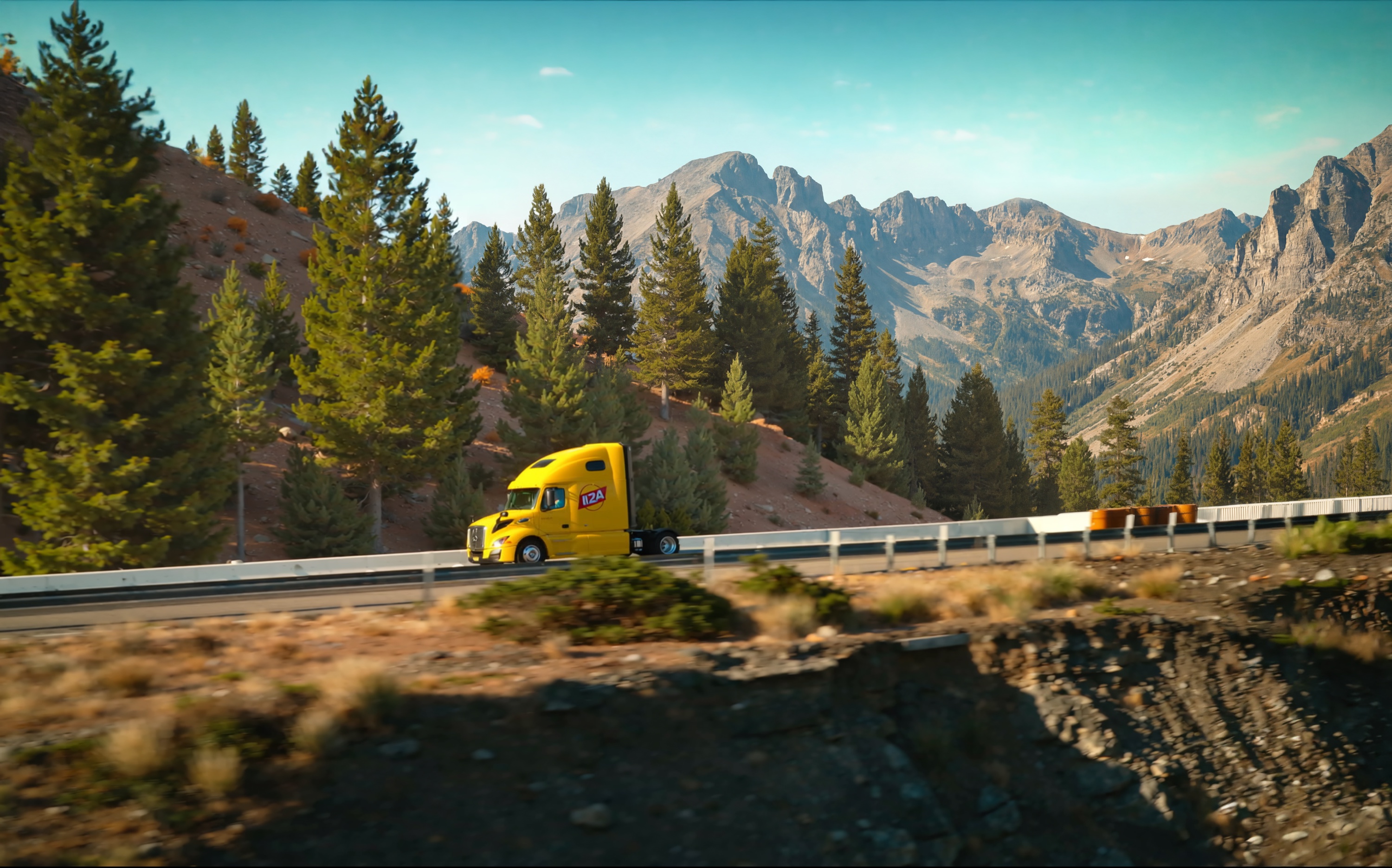 Developed mountain-pass environment for Lay's Bandwagon