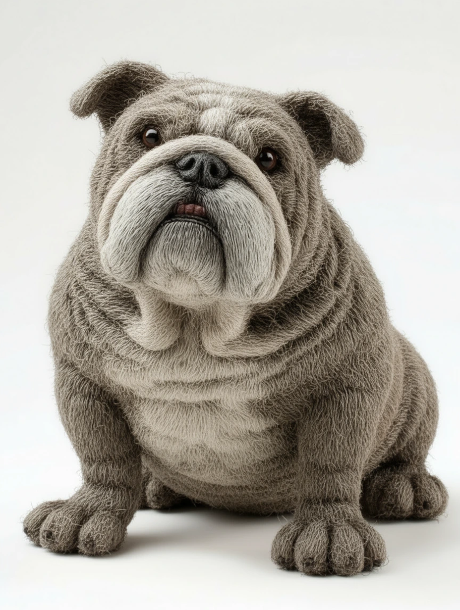 Alternative bulldog proportions and expression