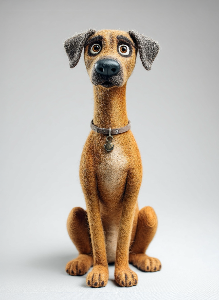 Alternative ridgeback puppet character concept