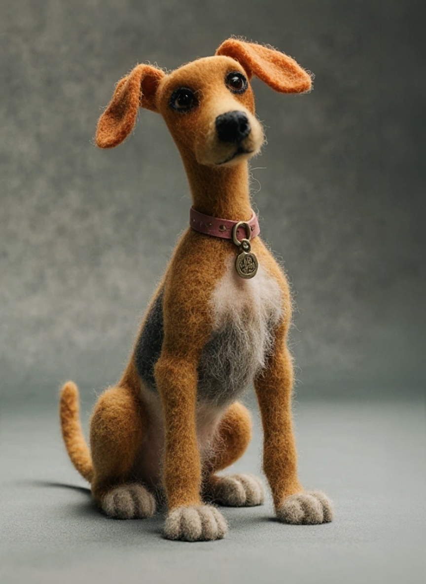 Refined ridgeback character concept with collar
