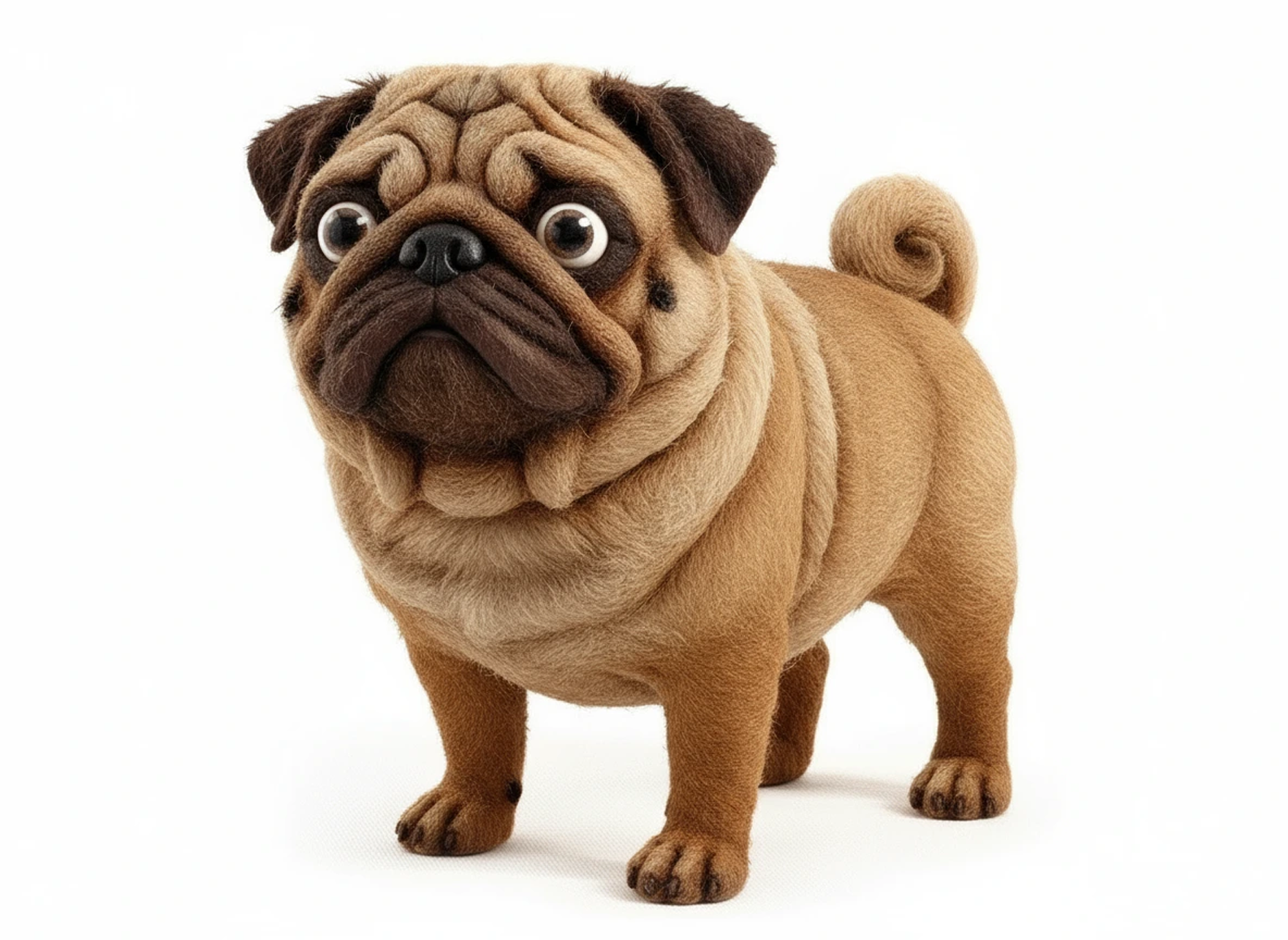 Pug character design exploration for Publix Best Friends