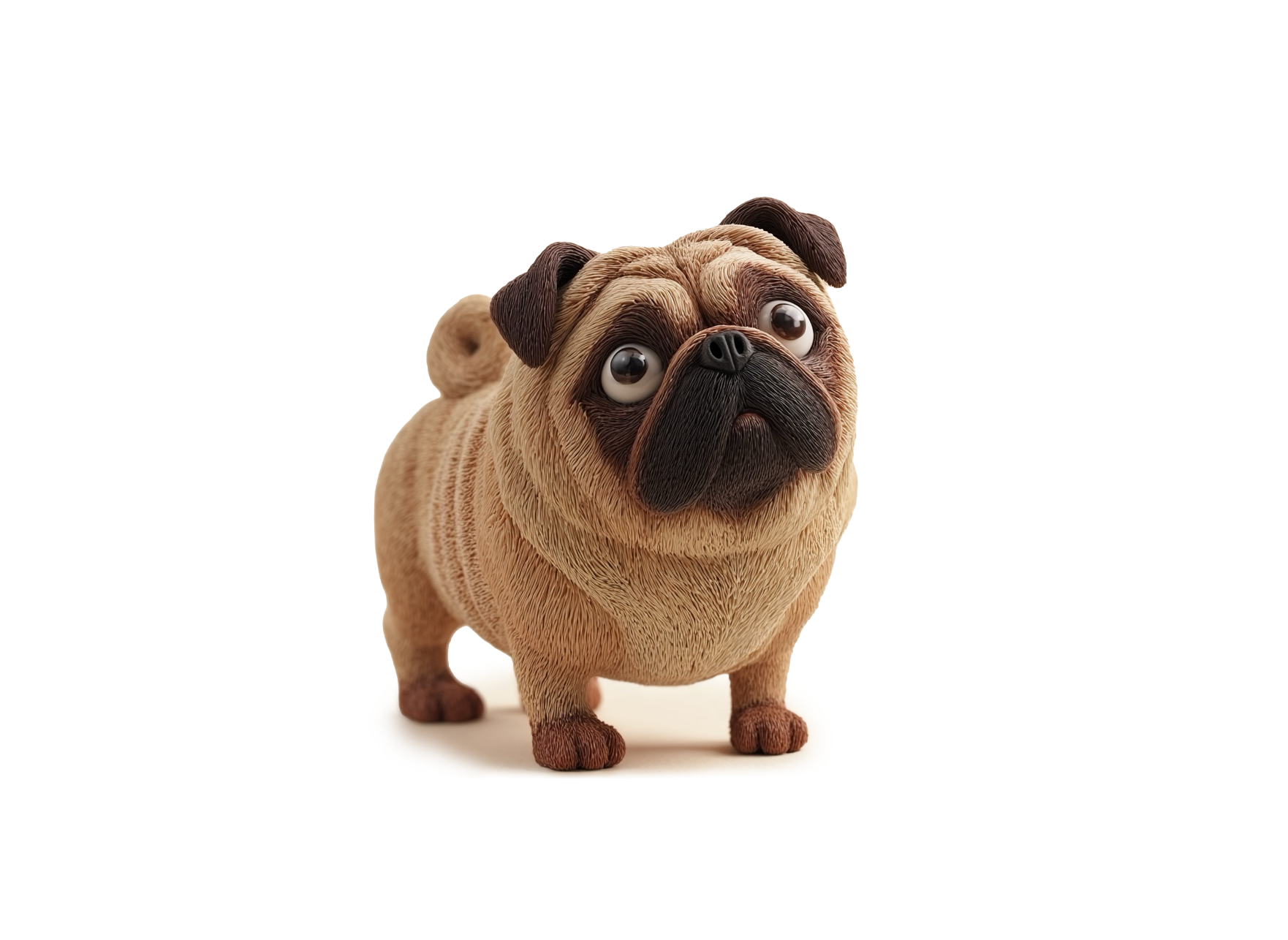 Alternative pug puppet character concept